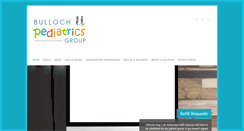 Desktop Screenshot of bullochpediatrics.com