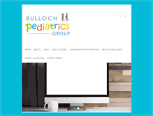 Tablet Screenshot of bullochpediatrics.com